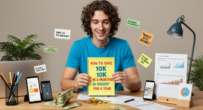 How to Save 10k in 6 Months for a Year