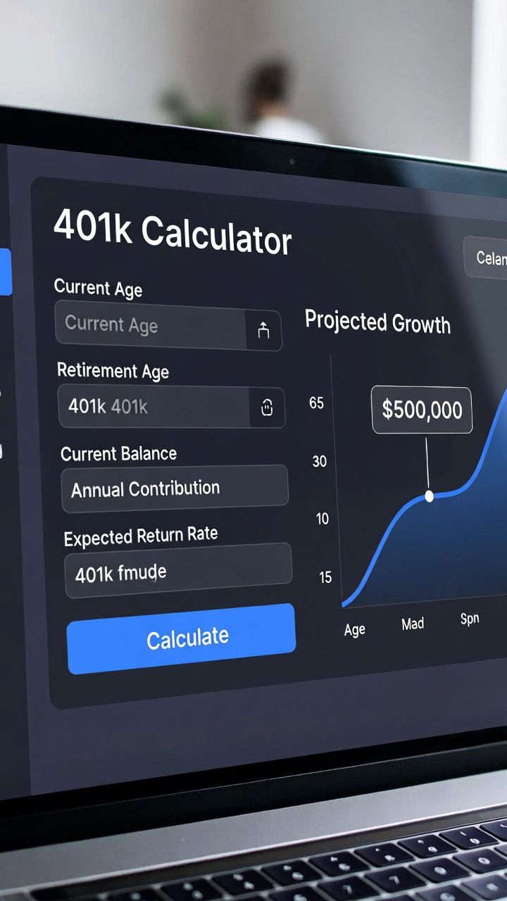 Advanced 401k Calculator - SaveMoneyCalculator