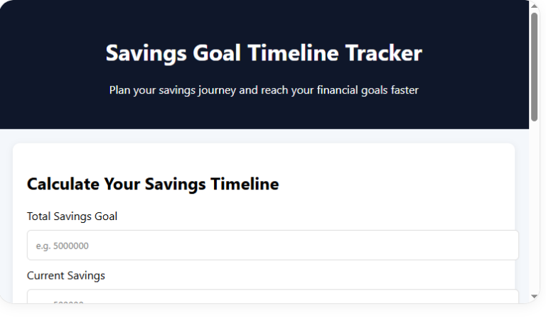 saving timeline